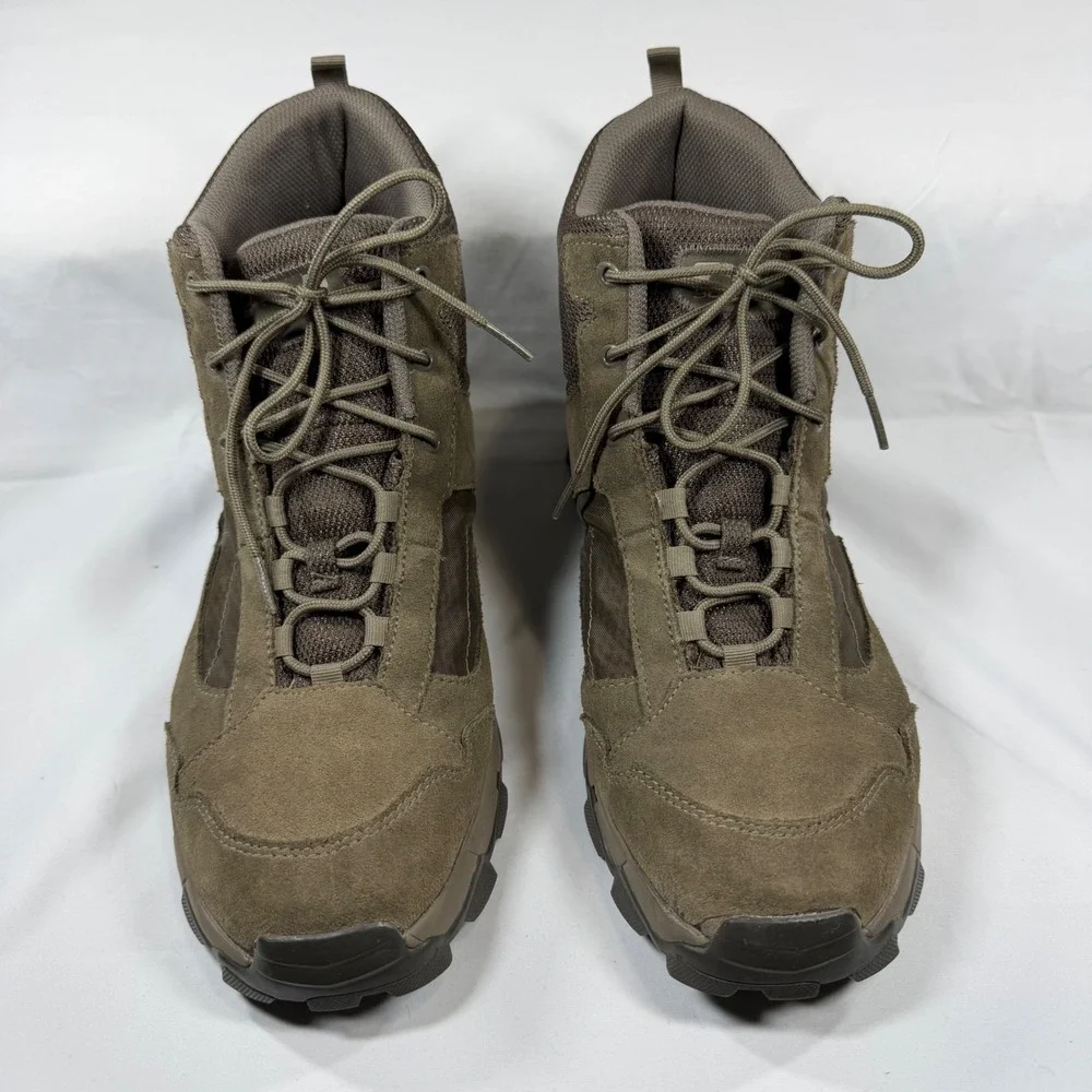 Decathlon Solognac Sporthunt 300 Mens Hiking Boots Brown Suede Tactical 11.5